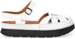 Женские белые босоножки Ascalini