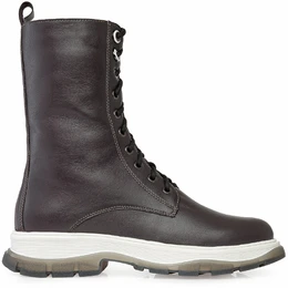 Женские фиолетовые ботинки Francesco Donni (Натуральная шерсть)