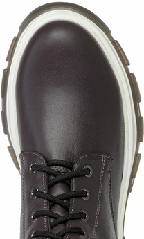 Женские фиолетовые ботинки Francesco Donni (Натуральная шерсть)