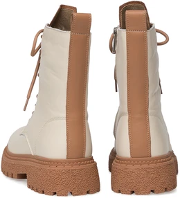 Женские бежевые ботинки Baden (Натуральная шерсть)