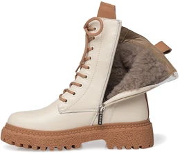 Женские бежевые ботинки Baden (Натуральная шерсть)