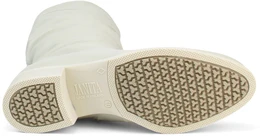 Женские бежевые сапоги Janita (Натуральный мех)