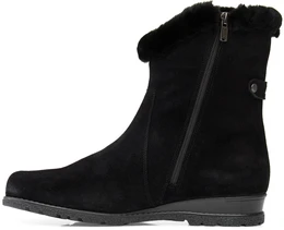 Женские черные полусапоги Janita (Натуральный мех)