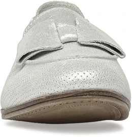 Женские серебряные туфли Baden