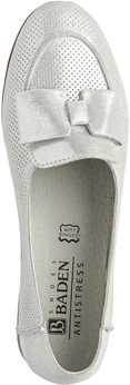 Женские серебряные туфли Baden