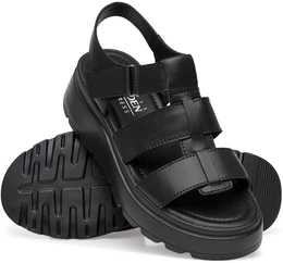 Женские черные босоножки Baden