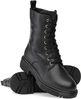 Женские черные ботинки Baden (Натуральная шерсть)