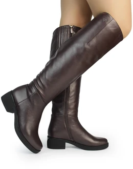 Женские коричневые сапоги Bludo (Евромех)