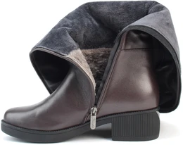 Женские коричневые сапоги Bludo (Евромех)