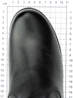 Женские черные полусапоги Janita (Натуральный мех)