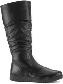 Женские черные сапоги Romer (Натуральный мех)