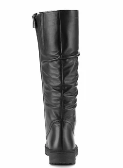 Женские черные сапоги Romer (Натуральный мех)