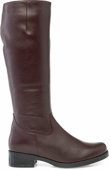 Женские фиолетовые сапоги Janita (Натуральный мех)