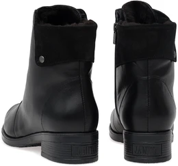 Женские черные ботинки Janita (Натуральный мех)