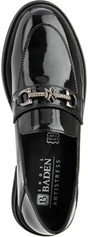 Женские черные лоферы Baden