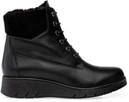 Женские черные ботинки Janita (Натуральный мех)