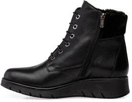 Женские черные ботинки Janita (Натуральный мех)