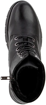 Женские черные ботинки Janita (Натуральный мех)