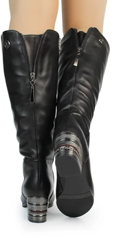 Женские черные сапоги Bludo (Евромех)