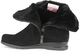 Женские черные полусапоги Janita (Натуральный мех)