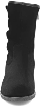 Женские черные полусапоги Janita (Натуральный мех)