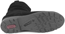 Женские черные полусапоги Janita (Натуральный мех)