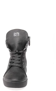 Женские черные ботинки Shoiberg (Натуральная шерсть)