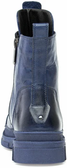 Женские синие ботинки Shoiberg (Байка)