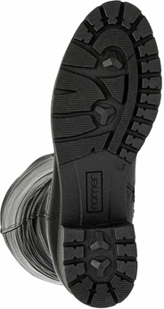 Женские черные сапоги Romer (Натуральный мех)