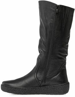 Женские черные сапоги Romer (Натуральный мех)