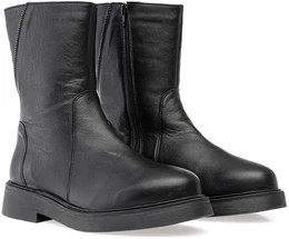 Женские черные полусапоги Romer (Натуральный мех)