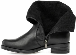 Женские черные сапоги Janita (Байка)