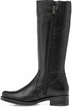 Женские черные сапоги Janita (Байка)