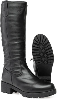 Женские черные сапоги Baden (Натуральный мех)