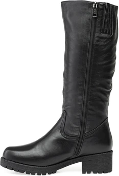Женские черные сапоги Baden (Натуральный мех)