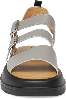 Женские серые босоножки Lavida