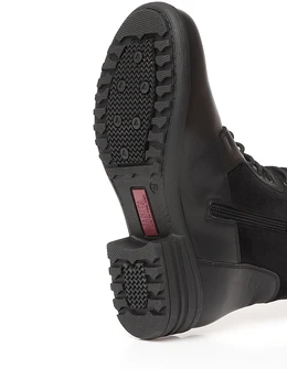 Женские черные ботинки Janita (Натуральный мех)