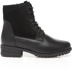 Женские черные ботинки Janita (Натуральный мех)