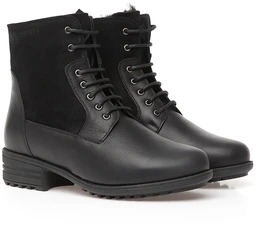 Женские черные ботинки Janita (Натуральный мех)