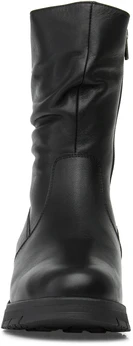 Женские черные полусапоги Janita (Натуральный мех)