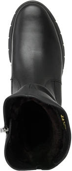 Женские черные полусапоги Janita (Натуральный мех)