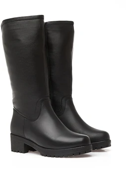 Женские черные сапоги Baden (Натуральная шерсть)