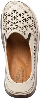 Женские бежевые полуботинки Ascalini