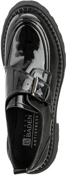 Женские черные лоферы Baden