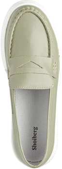 Женские зеленые мокасины Shoiberg