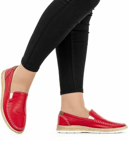 Женские красные полуботинки Shoiberg