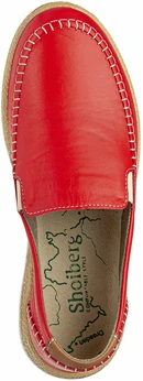 Женские красные полуботинки Shoiberg