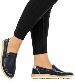 Женские синие полуботинки Shoiberg