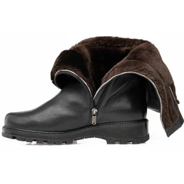 Женские черные сапоги Janita (Натуральный мех)