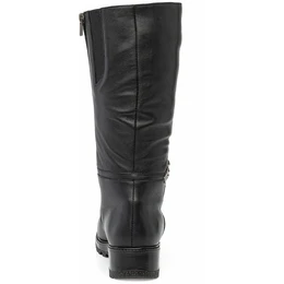 Женские черные сапоги Janita (Натуральный мех)